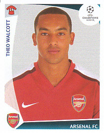 Theo Walcott Arsenal samolepka UEFA Champions League 2009/10 #497